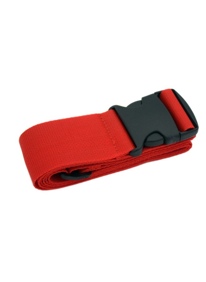 Adjustable Luggage Straps 2 Pack – Secure Travel Luggage Belt (Red) - Image 1
